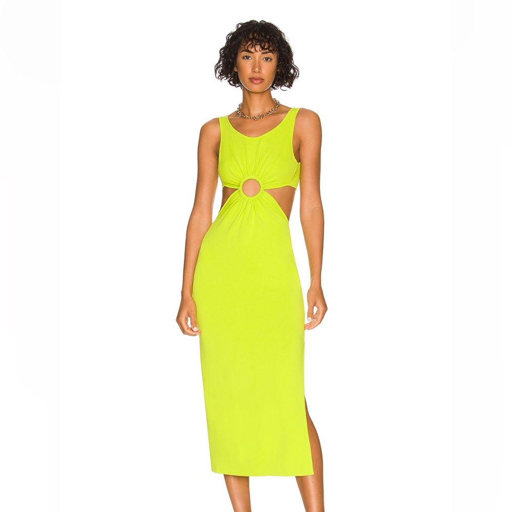 Solid & Striped Bailey Dress in Pear, size Small